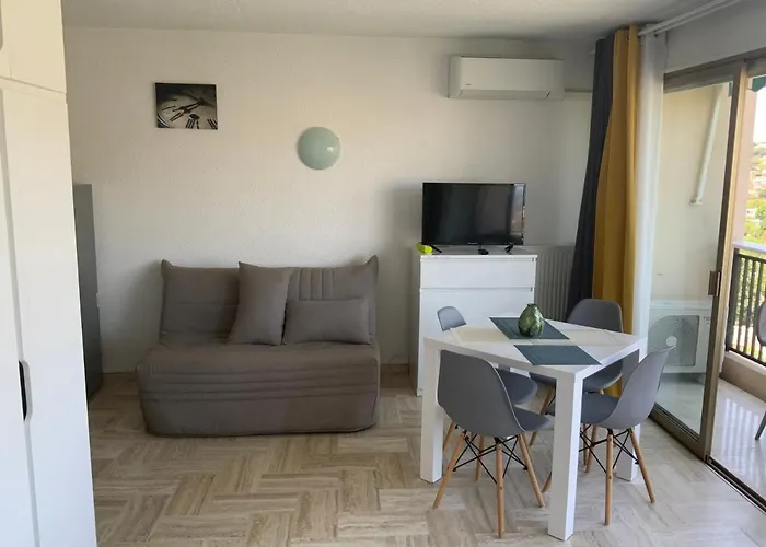 Cannes Marina Résidence Le Surcouf - De 28m2 Au 10ème étage Avec Piscine, Terrasse, Parking, Vue Montagne Et Port : Mandelieu-la Napoule Appartement *